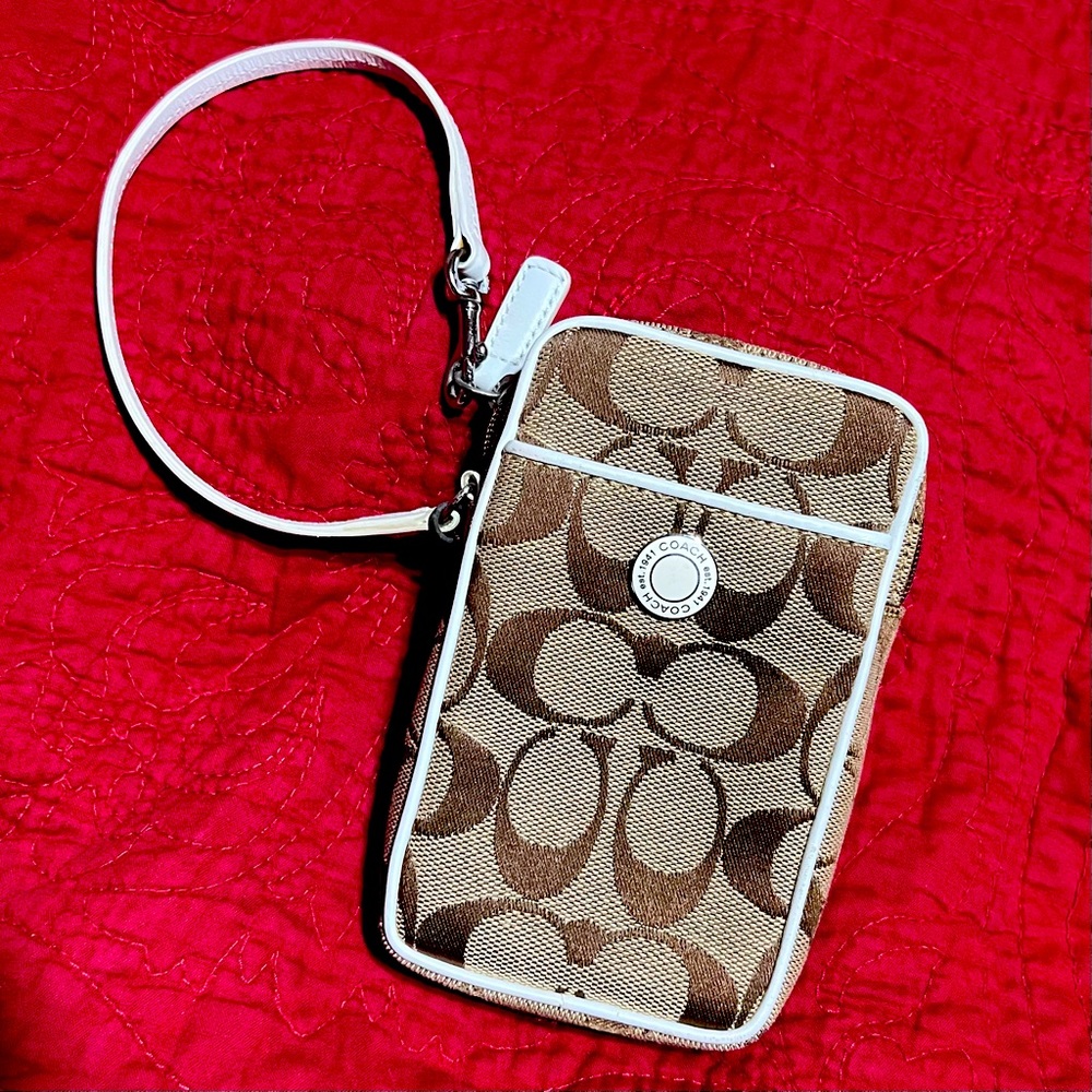 Coach Wristlet Pouch